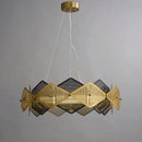 lustre post-moderne acier inoxydable lampe led minimaliste italienne