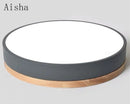 Moderne LED-Deckenleuchte Rund Multicolor Skandinavisch Oberfläche