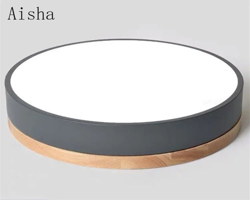 Moderne LED-Deckenleuchte Rund Multicolor Skandinavisch Oberfläche - vue 6 sur 12