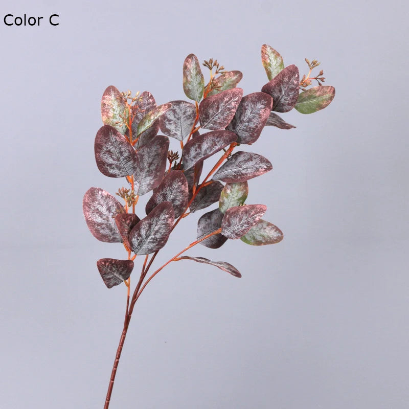 feuilles d eucalyptus décoratives avec fruits pour intérieur - vue 6 sur 7