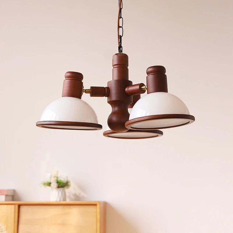 lustre rétro romantique éclairage à LED pour intérieur - vue 4 sur 8
