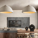 LED-Pendelleuchte im minimalistischen nordischen Wabi-Sabi-Design