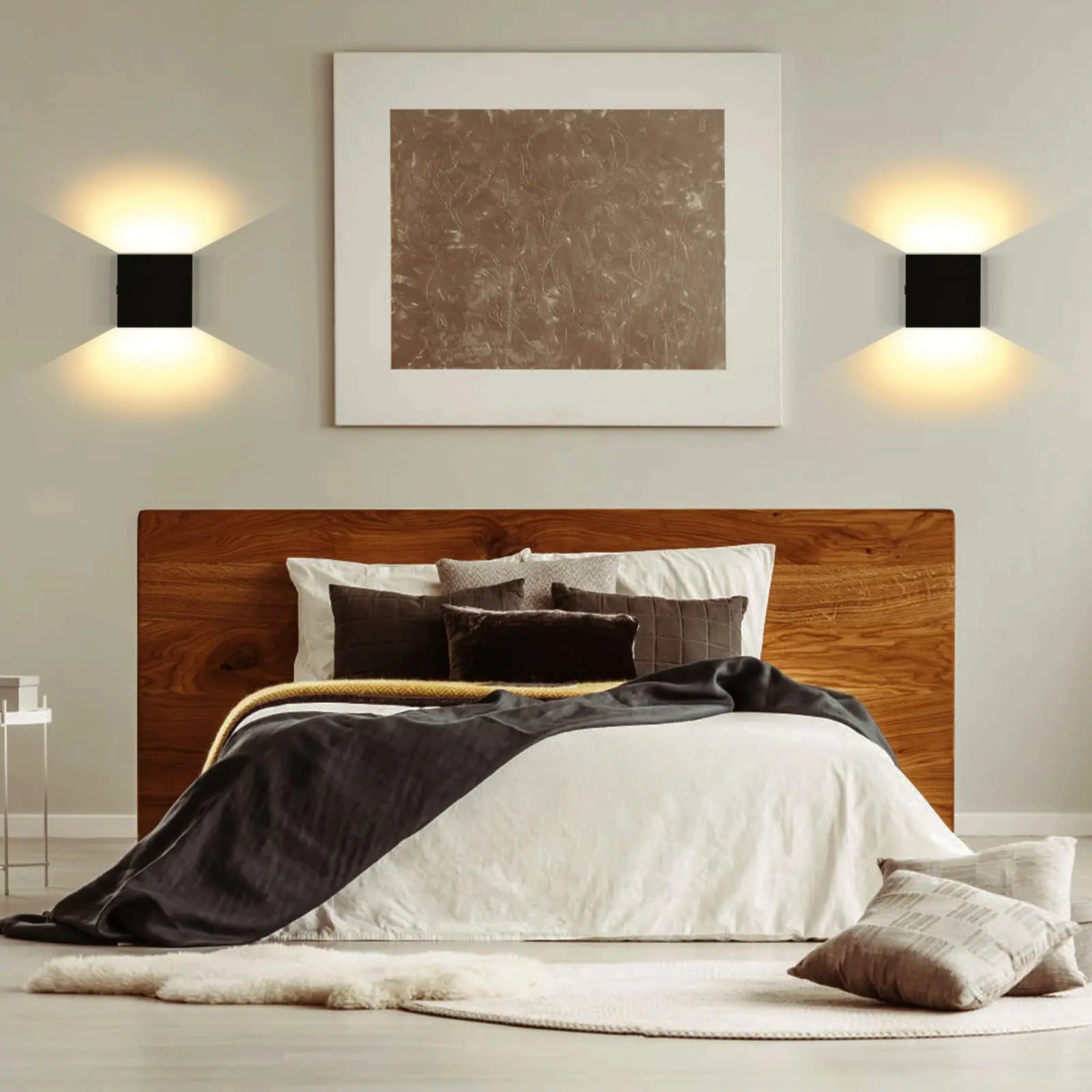 applique murale led rechargeable sans fil avec capteur humain usb - vue 3 sur 10