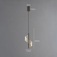 suspension cuivre minimaliste moderne luxe