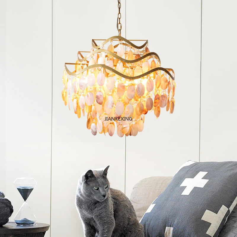 Dänische Design-Pendelleuchte LED Dekorativer Innenraum - vue 4 sur 9