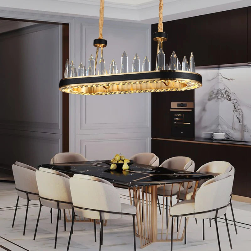 suspension en cristal transparent pour une décoration moderne - vue 6 sur 11