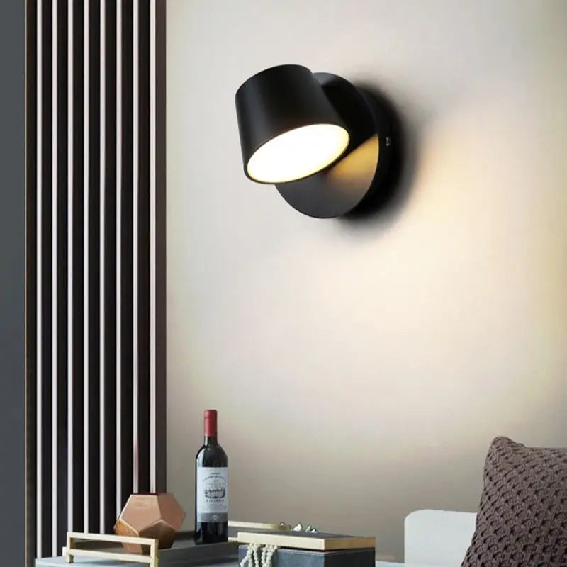 Applique murale de chambre à coucher modernes salon éclairage de chevet réglable Foyer allée couloir balcon lecture LED applique murale 6pa - vue 5 sur 8