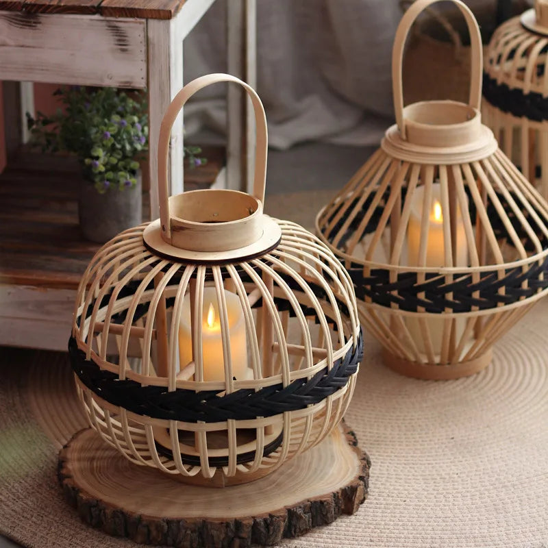 Lampe chandelier romantique aux chandelles - vue 5 sur 10