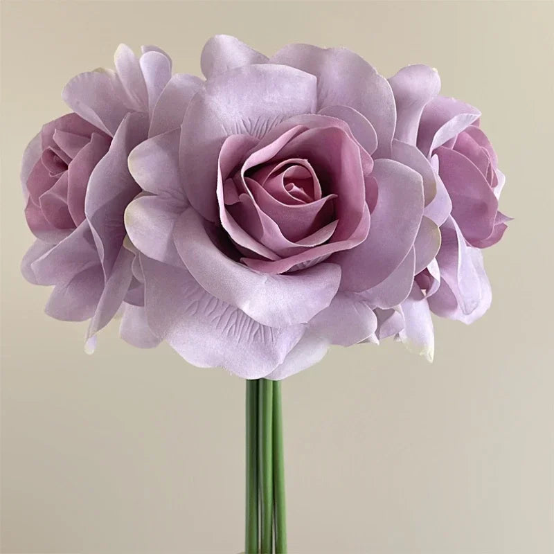 bouquet de roses artificielles décoratives pour jardin - vue 10 sur 10