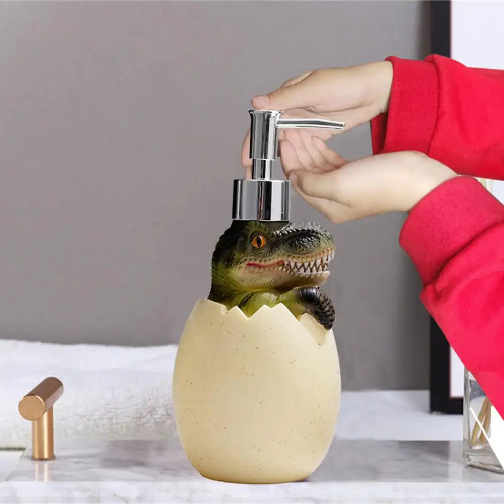 distributeur de savon dinosaure rechargeable mignon écologique - vue 4 sur 8