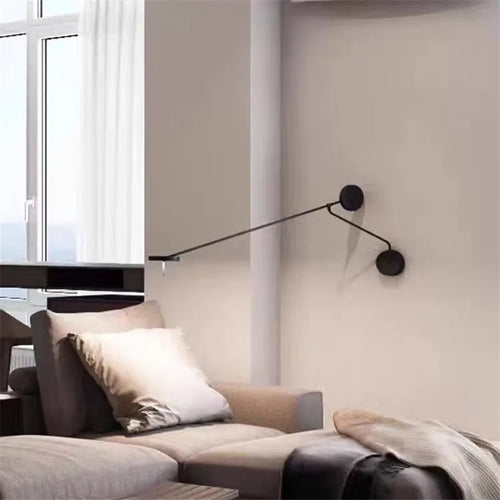 Minimalistische LED-Wandleuchte für Büro und Innendekoration - vue 4 sur 14