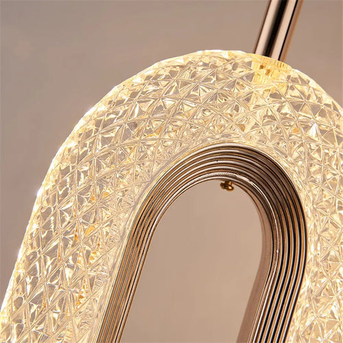suspension à led moderne pour éclairage intérieur décoratif