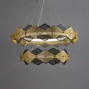 lustre post-moderne acier inoxydable lampe led minimaliste italienne