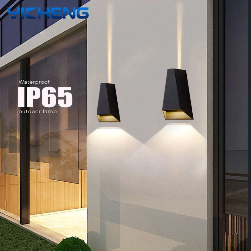 applique murale LED IP65 étanche extérieure en aluminium - vue 5 sur 12