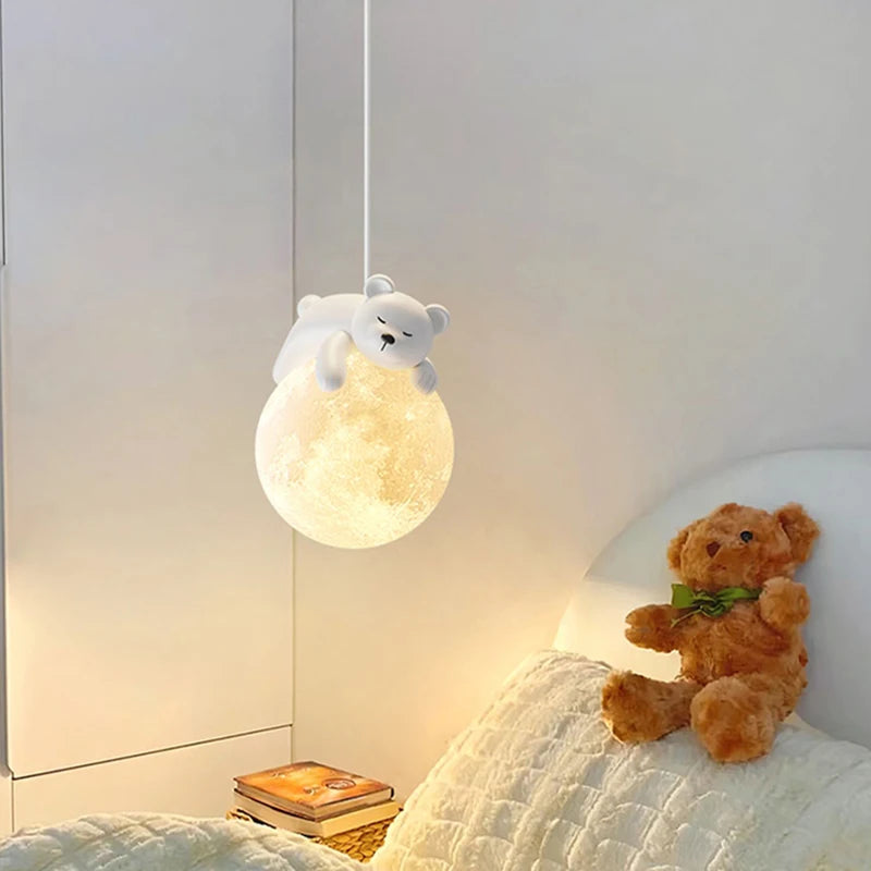 lustre moderne en forme d'animaux idéal pour enfants - vue 5 sur 11