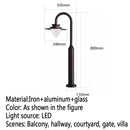Moderne LED-Außenleuchte für Garten und Hof