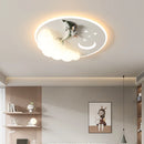 lustre led moderne avec télécommande pour décoration intérieure
