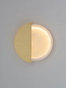 applique murale en cuivre avec lumière led élégante et moderne