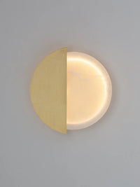 applique murale en cuivre avec lumière led élégante et moderne