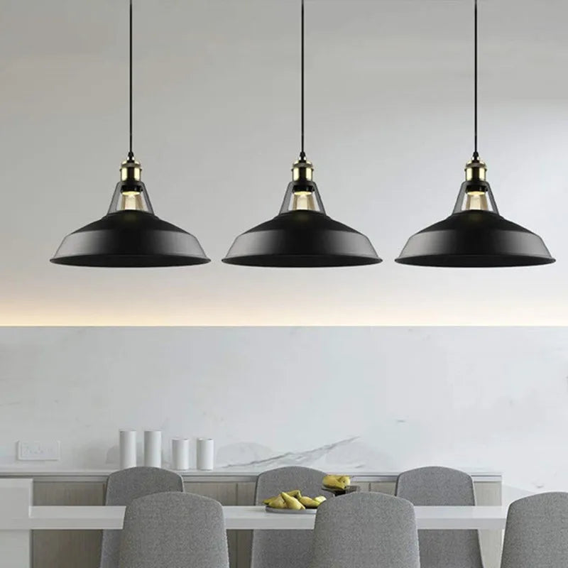 lustre rétro américain pour bar club pub restaurant café - vue 8 sur 9