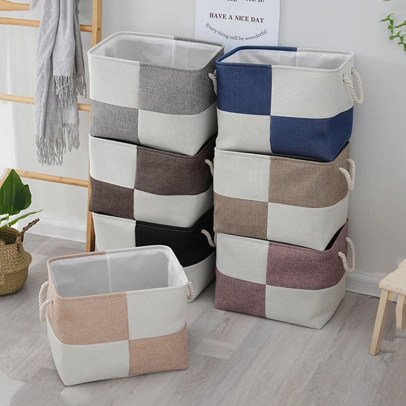 panier de rangement pliable pour linge jouets et sous-vêtements