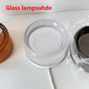 Nordische Designer-Wandleuchte aus schwerem Glas