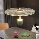 LED-Pendelleuchte Acryl Rund Höhenverstellbar