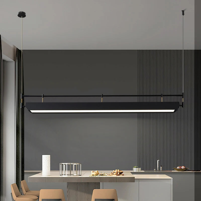 suspension longue nordique design pour bureau et espace commercial - vue 6 sur 9