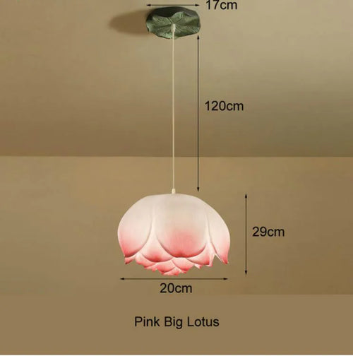 Retro-Pendelleuchte Lotusblume LED - vue 10 sur 22