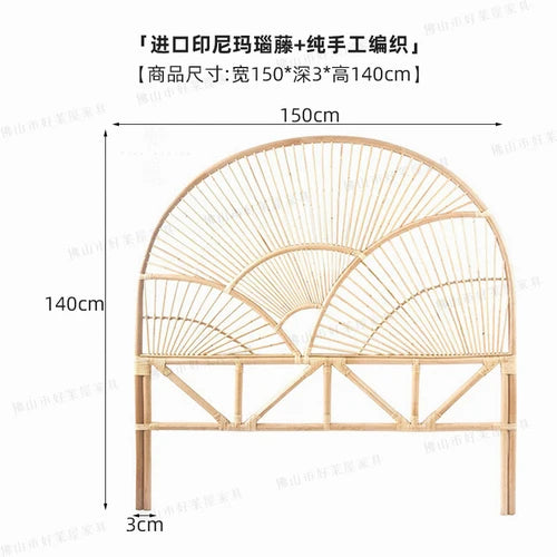coussin en rotin pour lit et petit déjeuner style japonais - vue 13 sur 13