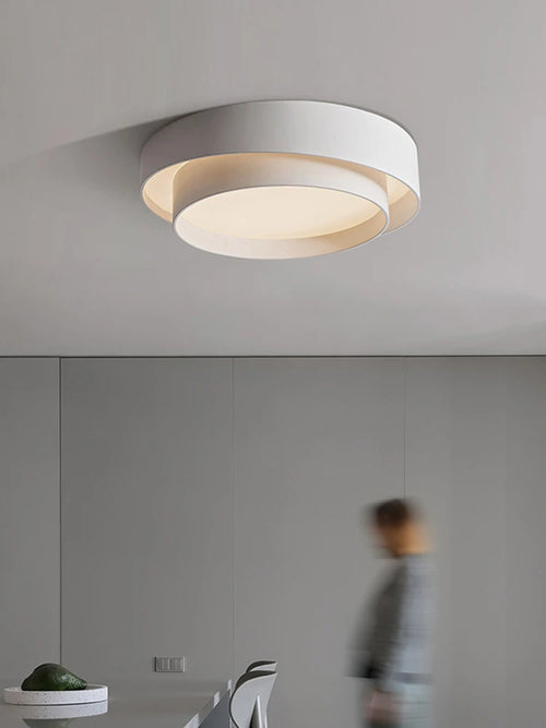 plafonnier rond moderne led design pour divers espaces - vue 6 sur 8