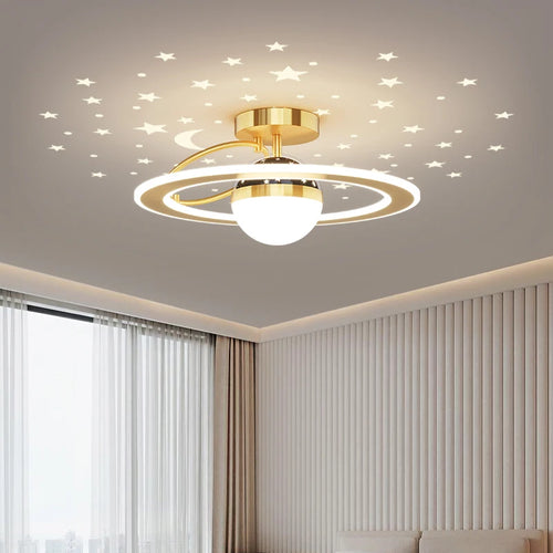 Plafonnier nordique moderne à leds luxe étoile ciel