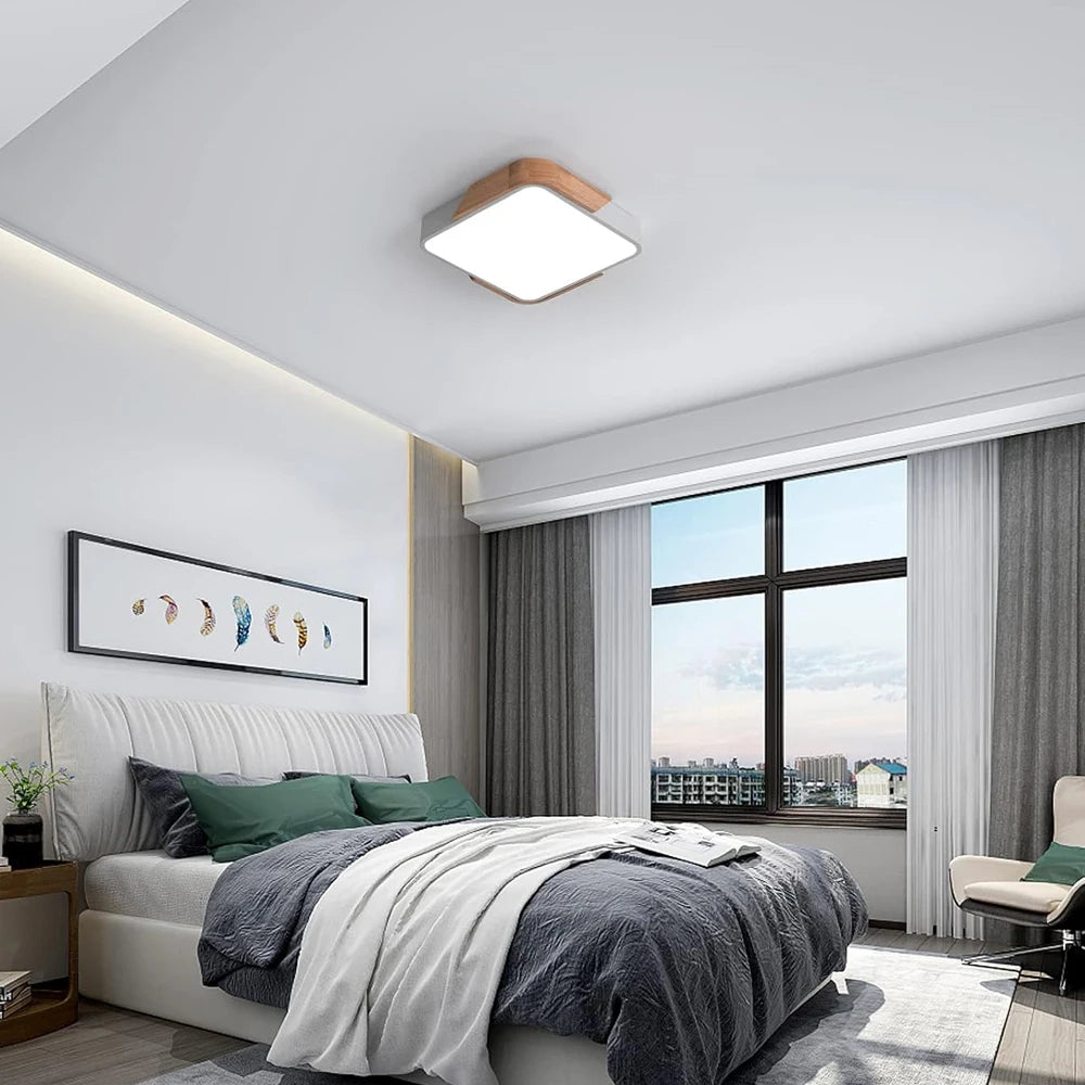 plafond moderne à leds pour décoration de maison - vue 7 sur 8