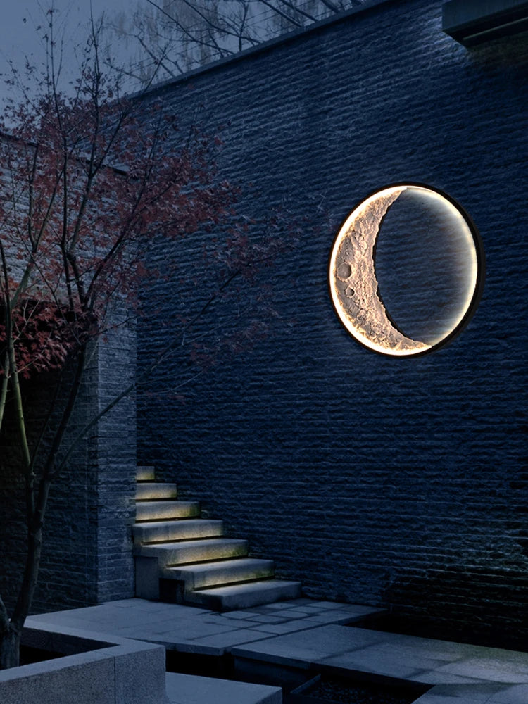 applique murale extérieure moderne à led imperméable pour jardin et villa - vue 3 sur 10