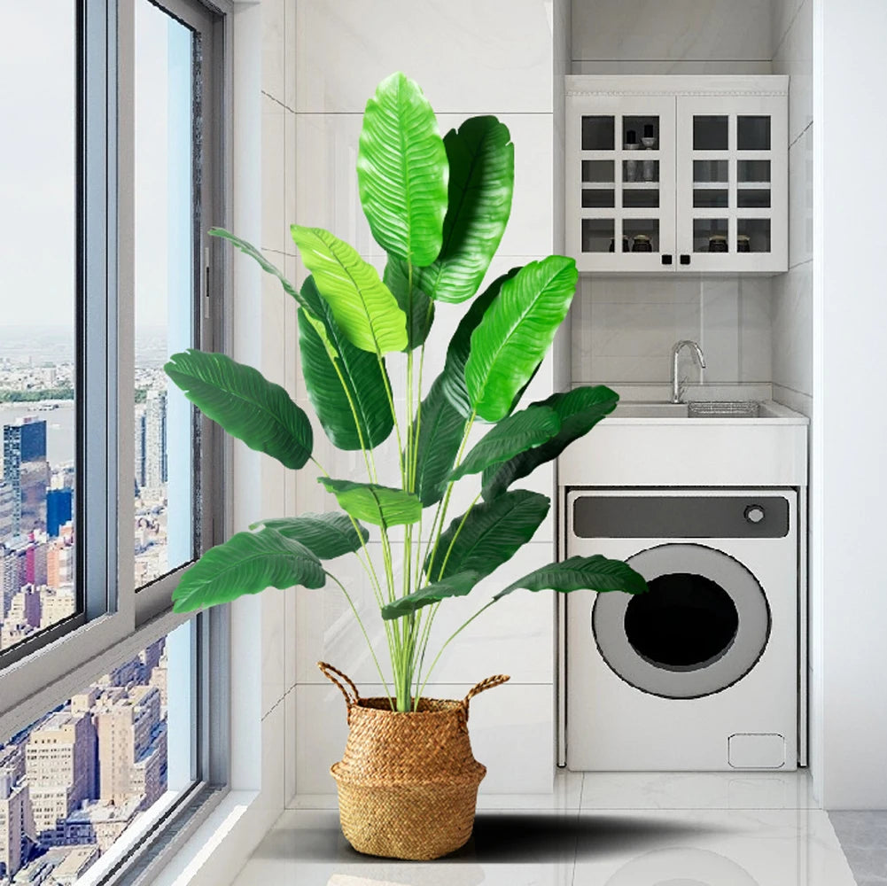plantes artificielles grandes arbre oiseau paradis décoration jardin intérieur - vue 6 sur 9