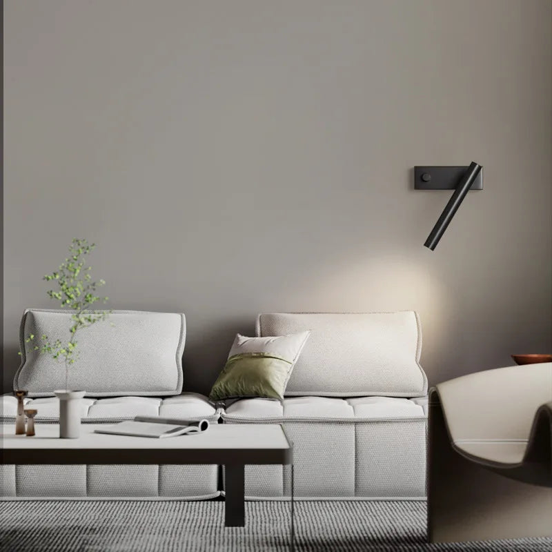 Appliques murales en cuivre avec interrupteur rotatif