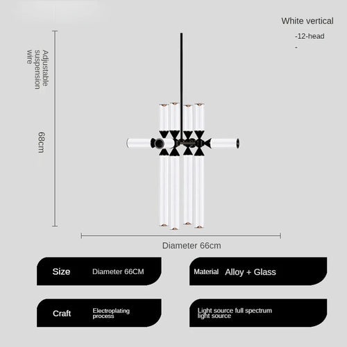 Tischlampe aus Glas im italienischen Design für moderne Räume - vue 18 sur 19