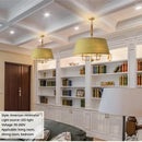 lustre moderne en tissu élégant pour décoration intérieure nordique