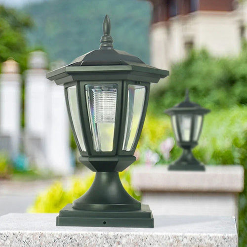 Solarleuchte für Außen zur Gartendekoration und Zaunbeleuchtung - vue 6 sur 8