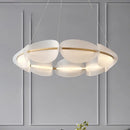 Creative Romantic Petals Acrylic Copper Pendant Lamp Modern Living Room, Bedroom, Cloakroom Decoration LED Pendant Lamp