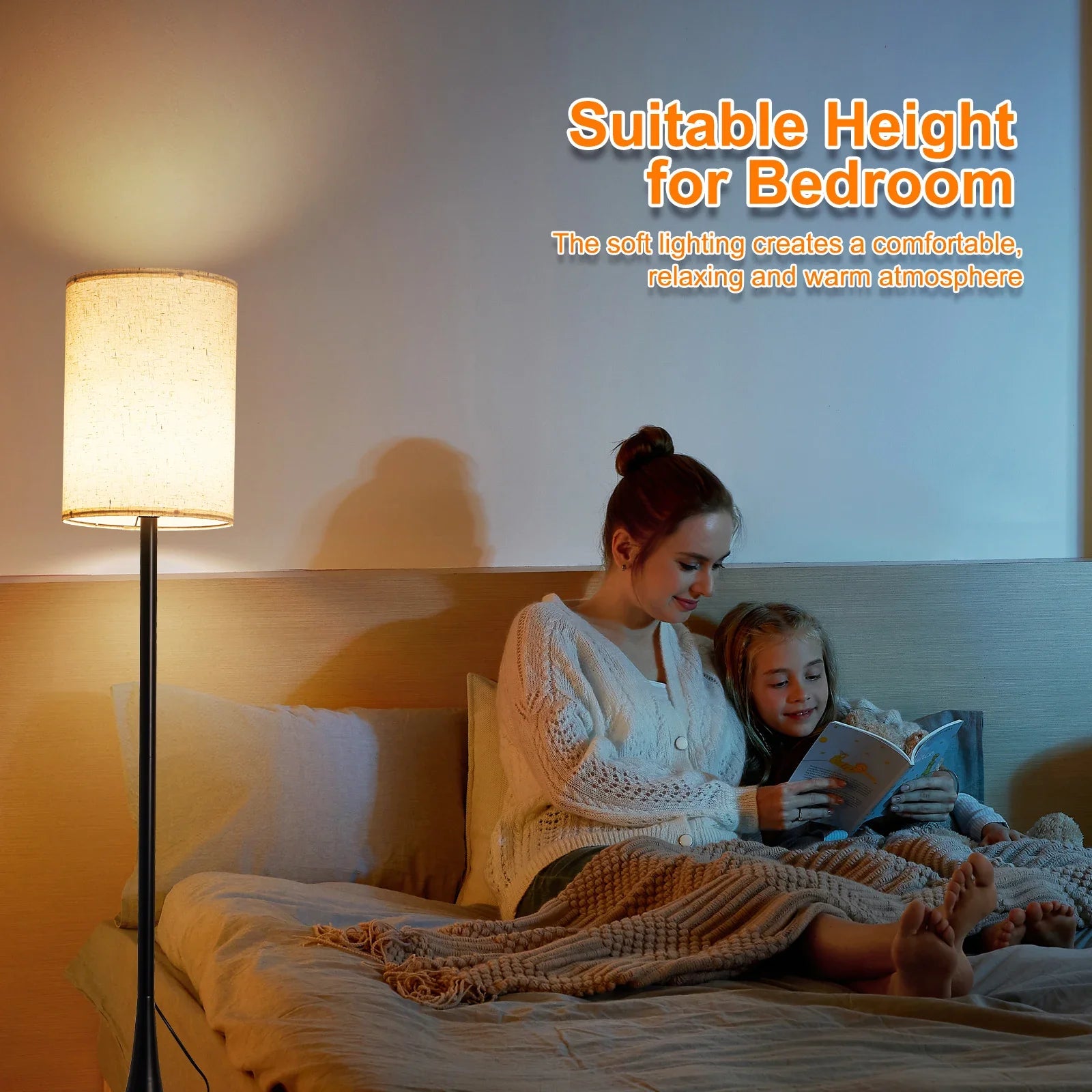 lampe de sol led design goutte d'eau avec variateur 3 couleurs - vue 5 sur 7