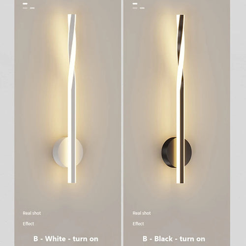 LED-Wandleuchte minimalistisch modernes Design dekorative Leuchte - vue 4 sur 12