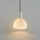 suspension en albâtre avec base en cuivre pour intérieur élégant
