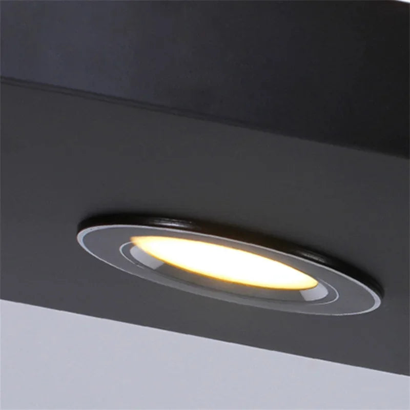 lustre à led moderne en verre pour décoration intérieure - vue 4 sur 6