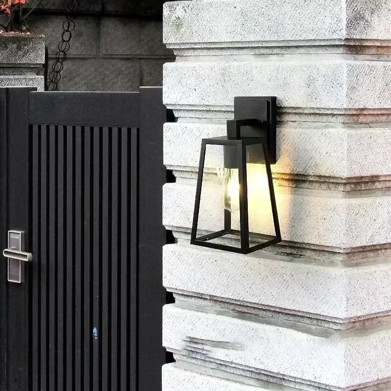 applique murale super lumineuse étanche extérieure style européen - vue 3 sur 6