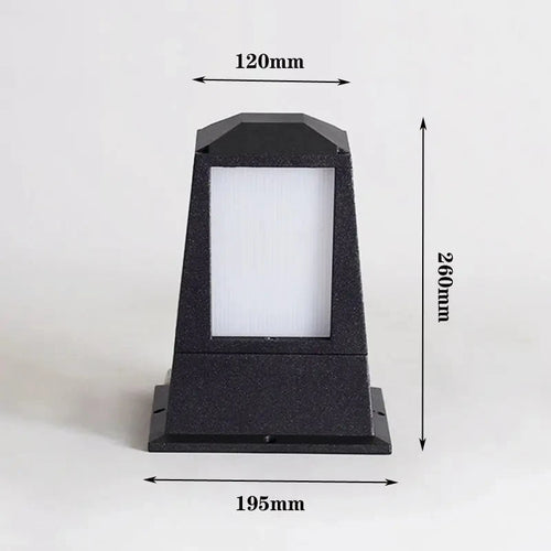 lampadaire colonne étanche pour éclairage extérieur jardin - vue 9 sur 8