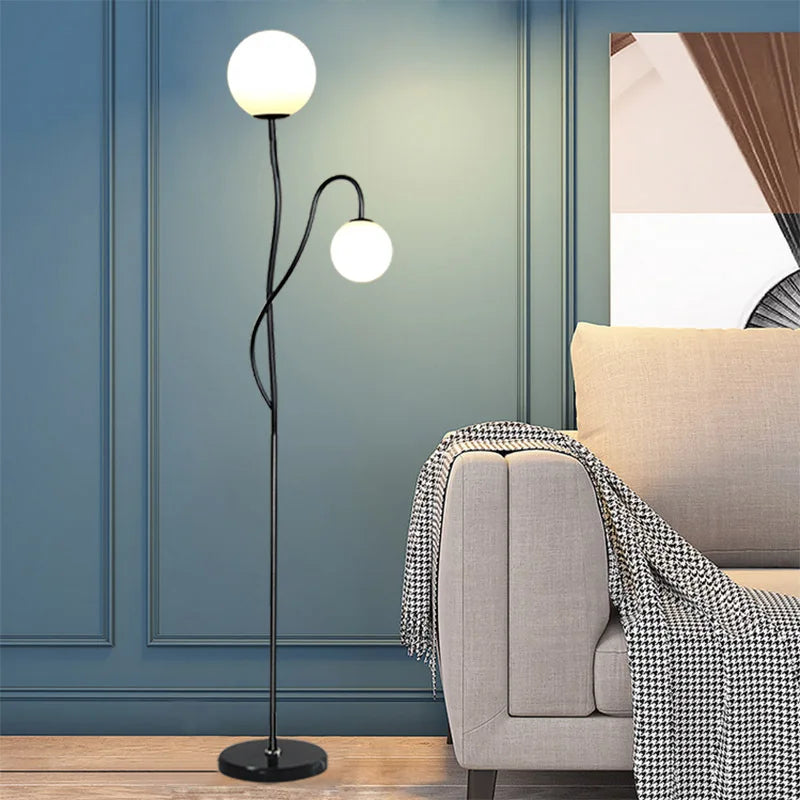 Lampadaire led métal style nordique pour décoration intérieure