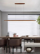 Trendiger Holz-Kronleuchter dimmbar für modernes Interieur