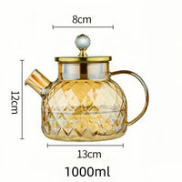 Carafe verre borosilicate grande capacité résistante chaleur