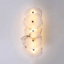 applique murale led en marbre naturel pour hôtel allée